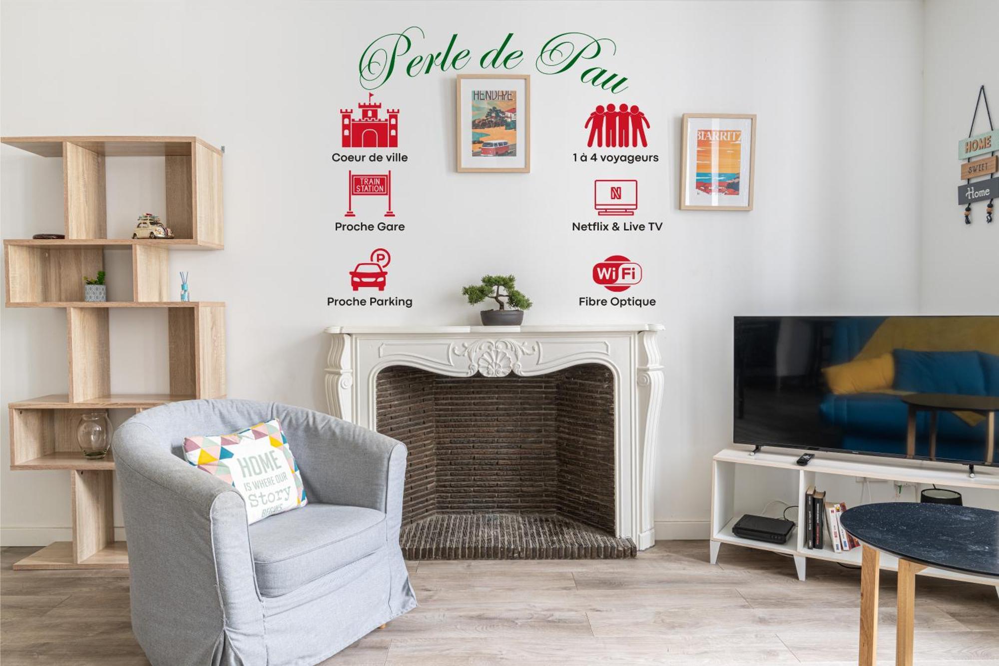 Ferienwohnung La Perle De Pau Exterior foto